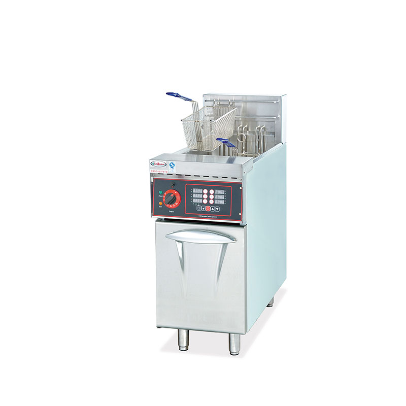 DF-26A Electric 1-Tank Fryer(2-Basket) with timer 28L commercial kitchen equipment