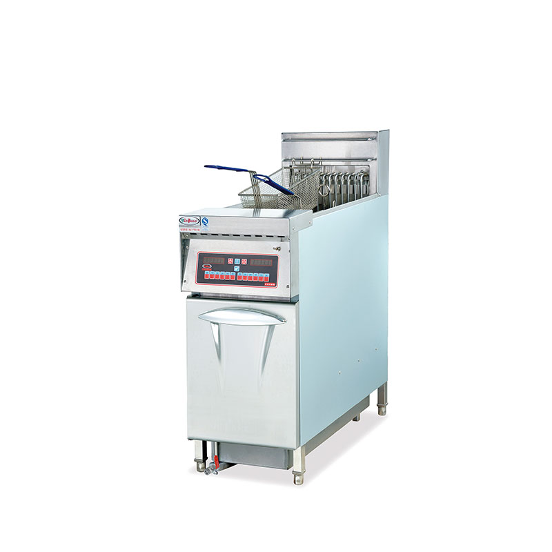 DF-30A Electric Computer Fryer with Oil Filtering System 28L/tank commercial kitchen equipment