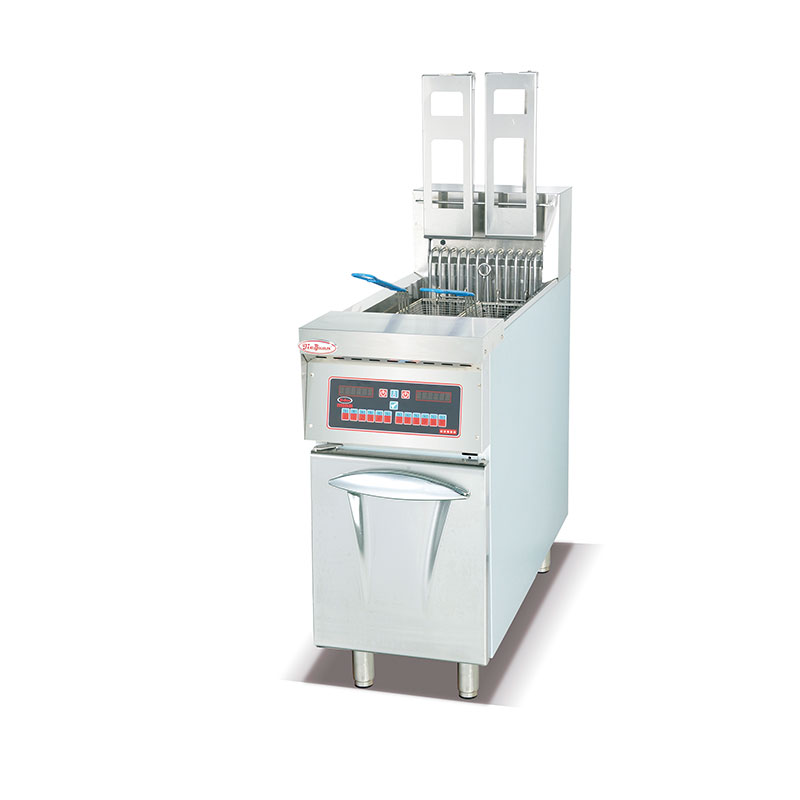 DF-30K Electric digital 1-tank 2-basket auto-lift deep fryer 28L/tank commercial kitchen equipment
