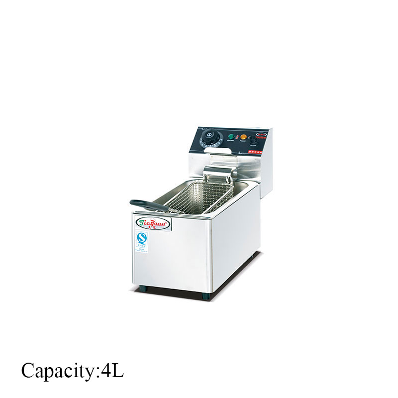 DF-4L Counter top electric 1 tank fryer with 1 basket 4L/tank commercial kitchen equipment