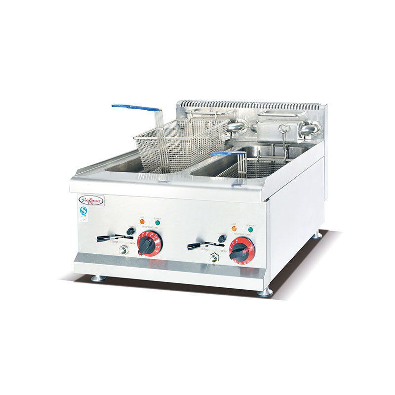 DF-685 Counter Top Electric Fryer(2-Tank & 2-Basket) commercial kitchen equipment