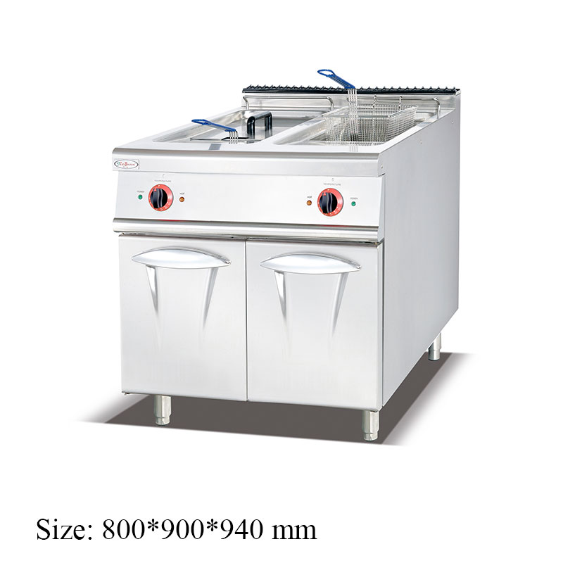 DF-885 Electric Fryer(2-Tan & 2-Basket) with Cabinet commercial kitchen equipment