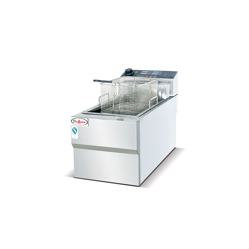 DF-903A Counter top electric 1-tank fryer 1-basket with timer 12.5L/tank commercial kitchen equipment