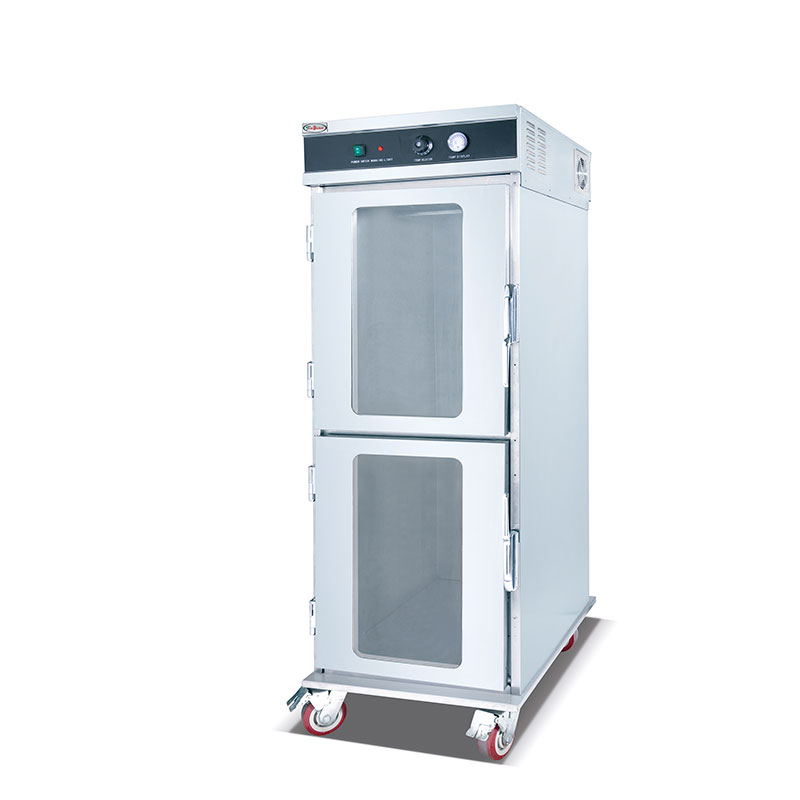 DH-15-22 Mobile double door food warmer cart with 15 layer commercial kitchen equipment