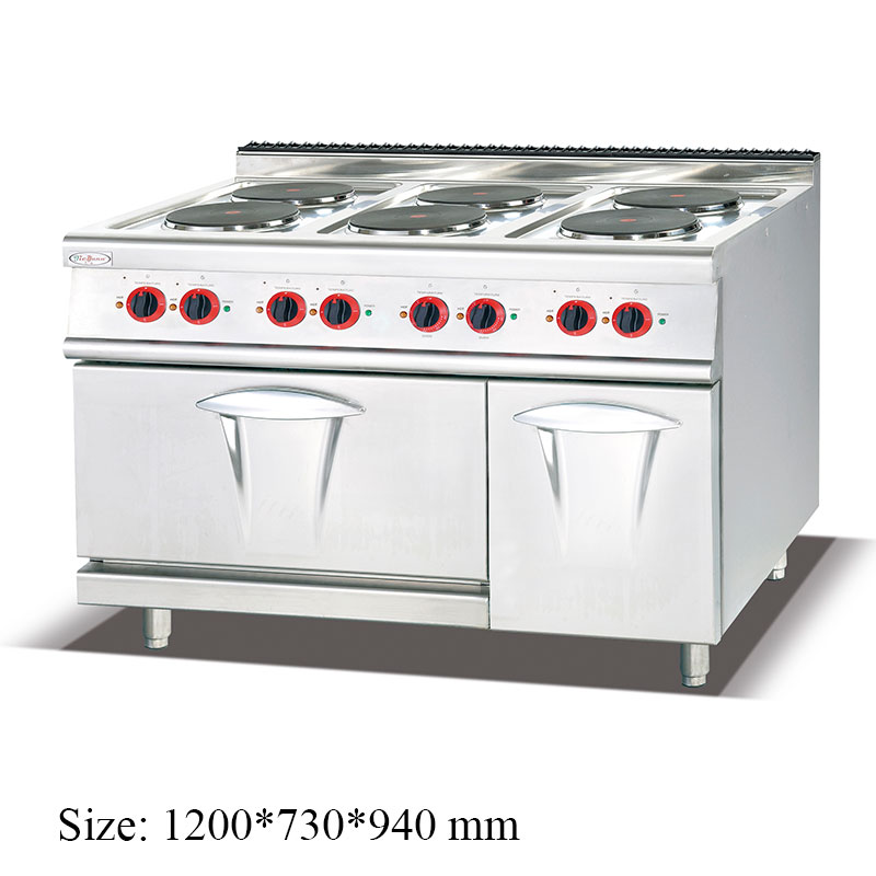 EH-797B Electric Range with 6-Hot Plate & Oven commercial kitchen equipment
