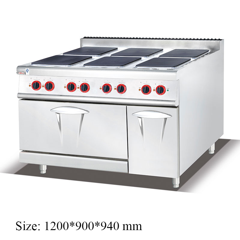 EH-897A Electric Range with 6-Hot Plate & Oven commercial kitchen equipment