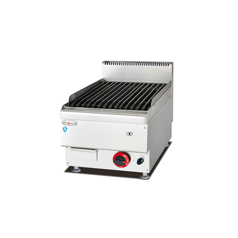GB-549 Counter top gas lava rock grill commercial kitchen equipment