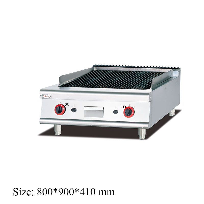 GB-989-1 Counter Top Gas Lava Rock Grill commercial kitchen equipment