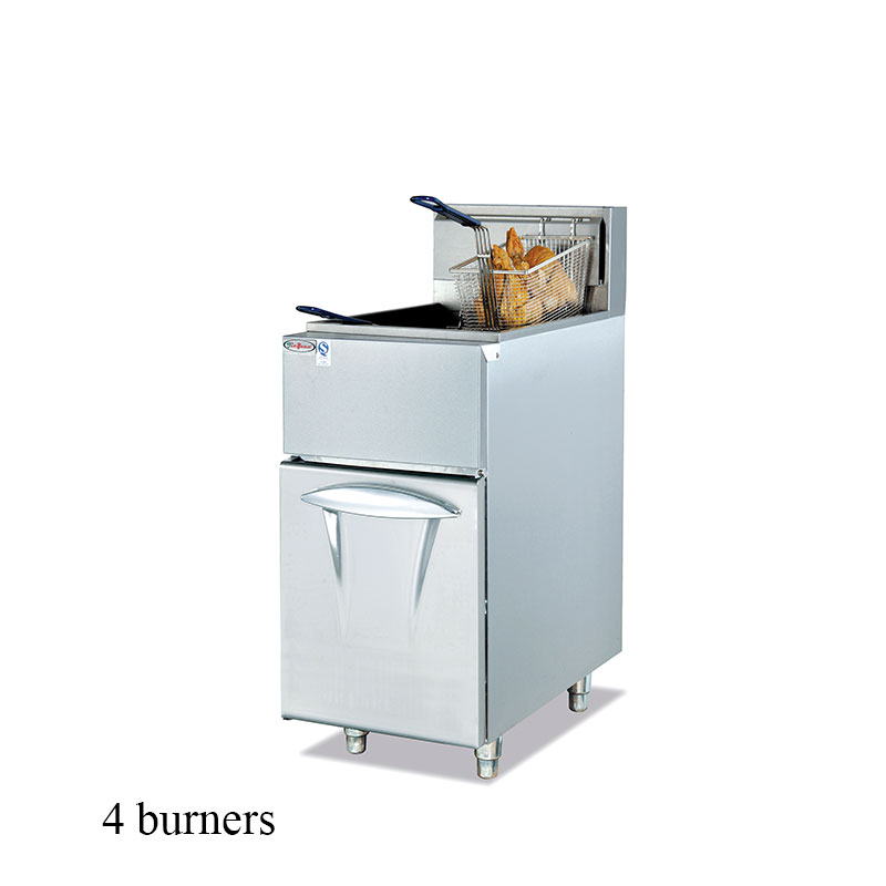 GF-24G Gas Fryer with SIT valve (Freestanding) with 4 burners 33L/tank commercial kitchen equipment