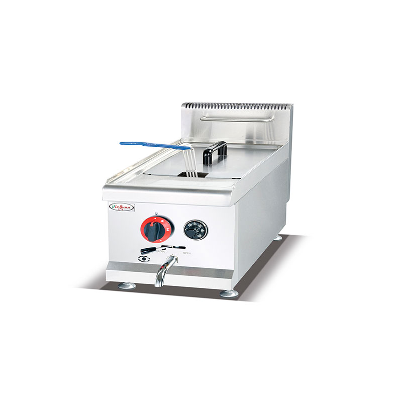 GF-535 counter top gas fryer 1-tank & 1-basket commercial kitchen equipment
