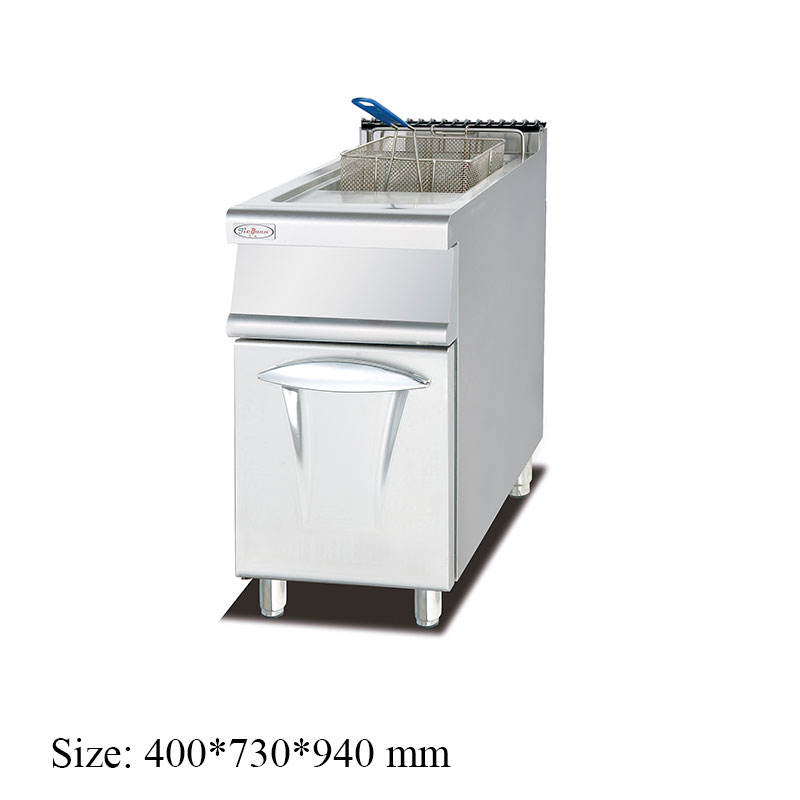 GF-775 Gas Fryer (1-Tank&1-Basket)with Cabinet commercial kitchen equipment