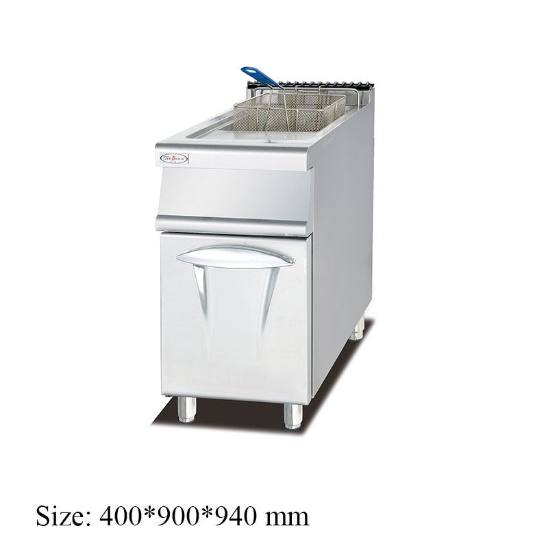 GF-975 Gas Fryer (1-Tank&1-Basket)with Cabinet commercial kitchen equipment