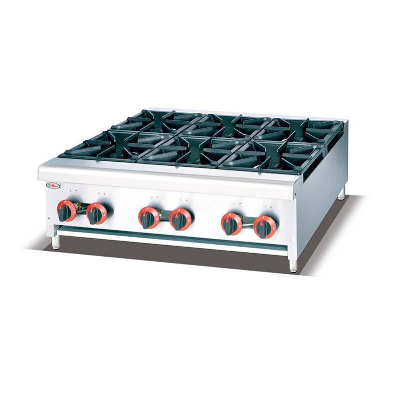 GH-6S Gas 6-burner Stove commercial kitchen equipment