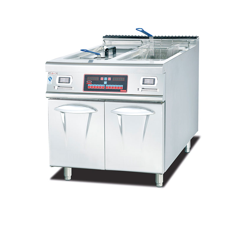 JG-485 Induction fryer (2-tank) commercial kitchen equipment