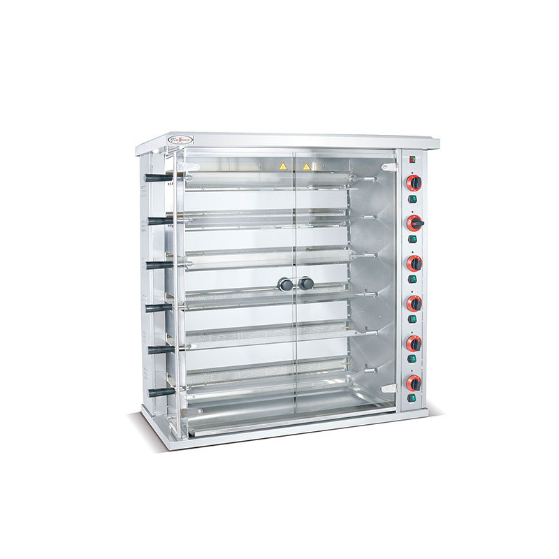 JGT-6P Gas Rotisserie(6skewers) commercial kitchen equipment