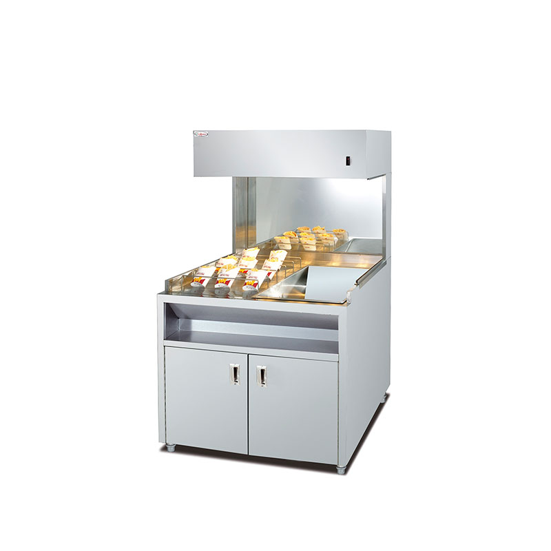 VF-10 Vertical Electric Chips Warmer with Cabinet product photo